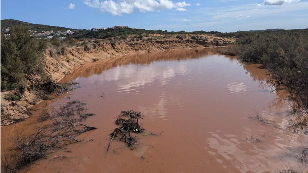 Foto de Cala Tirant publicada en @balearicsmeteo