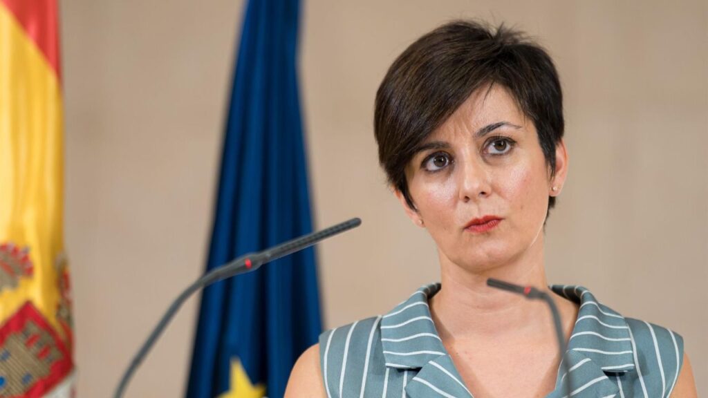 Isabel Rodríguez, ministra de Vivienda y Agenda Urbana.