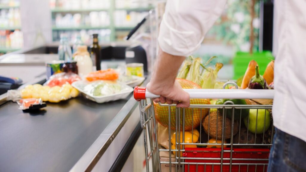 cesta de la compra supermercado