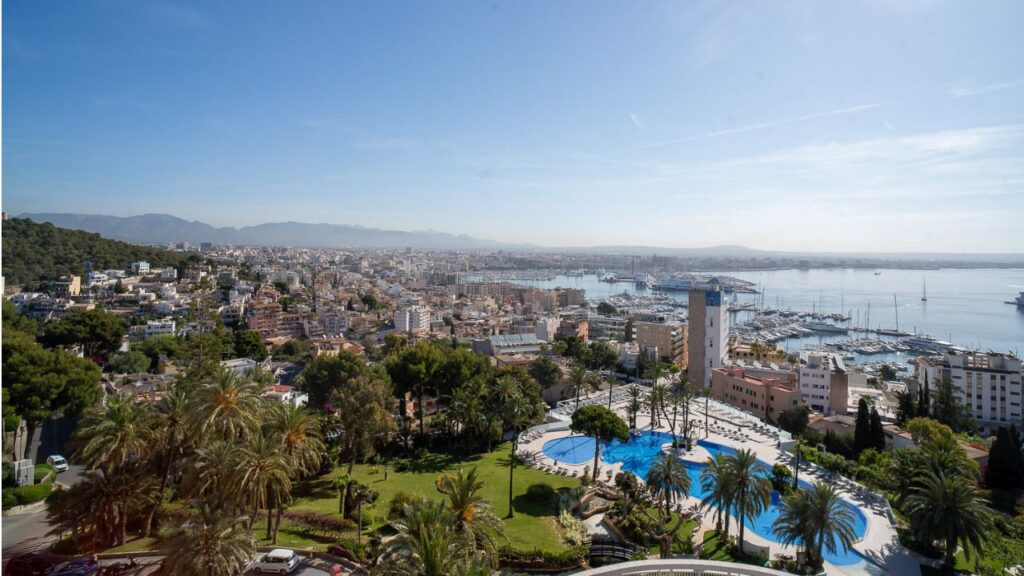 Palma Desde el cielo Panoramica