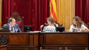 Gabriel Le Senne, Mercedes Garrido y Pilar Costa.