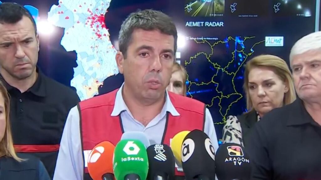 Carlos Mazón, presidente de la Generalitat Valenciana.