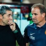 Valverde y Arrasate, antes del encuentro