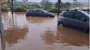 Inundaciones en Son Ferrer provocadas por la DANA. EP.