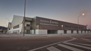 Imagen de los exteriores del Palau d&rsquo;Esports de Son Moix.