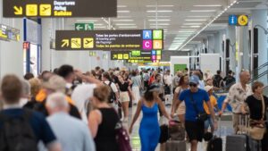 Son Sant Joan registra más de 9 millones de pasajeros internacionales hasta agosto