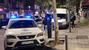 policia local palma agresion botella rota