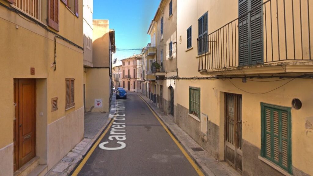 Calle Martí Metge, en Inca.