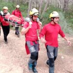 rescate bomberos camino la trapa