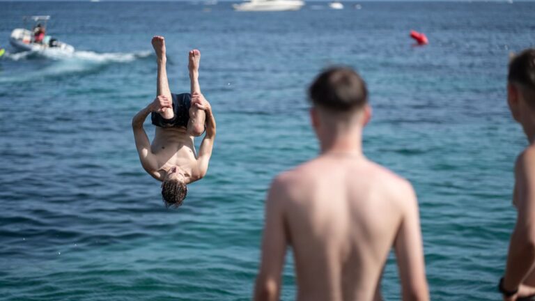 Turistas en Magaluf Ola de Calor