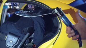Nava que la Polic&iacute;a Local de Palma requis&oacute; al conductor.