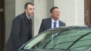 El fiscal general del Estado, Garc&iacute;a Ortiz, a su llegada al Supremo.