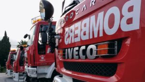 Desalojados varios edificios y dos colegios en Ibiza por un incendio en un parking subterr&aacute;neo