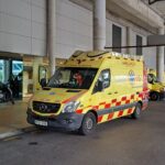 Un motorista en estado crítico tras un grave accidente en la Vía de Cintura de Palma