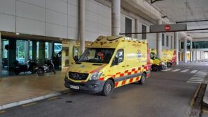 Un motorista en estado cr&iacute;tico tras un grave accidente en la V&iacute;a de Cintura de Palma