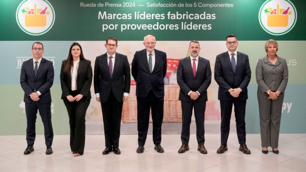 Juan Roig y miembros del comité de dirección de Mercadona.