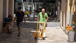 Trabajadores servicios camareros