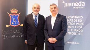 www.mallorcadiario.com fotos 1 487315 acuerdo juaneda hospitales y federacion balear de golf