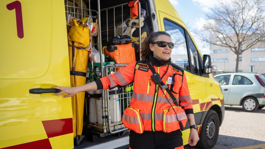 Marga, técnica de emergencias sanitarias del SAMU 061.