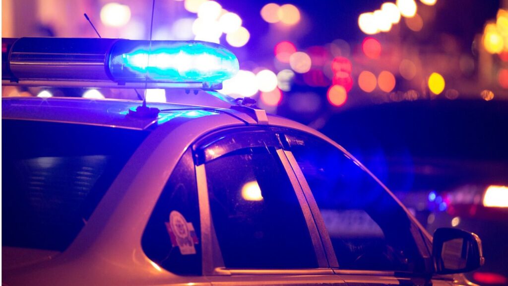policía coche