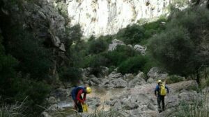 Rescate nocturno de seis excursionistas en el Torrent de Pareis