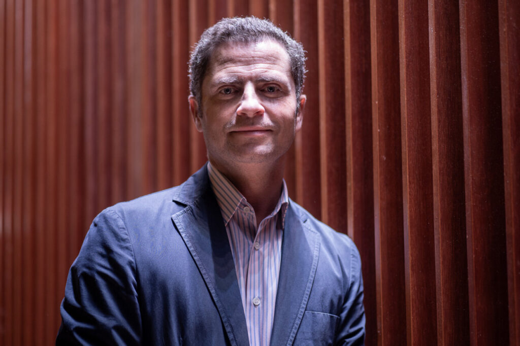Borja Cabezón, consejero delegado de ENISA, tras finalizar la entrega de premios EmprendeXXI