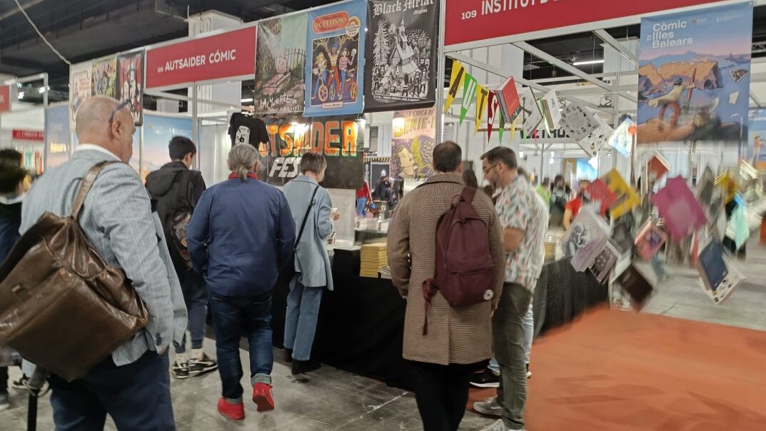 Estand de Baleares en el sal&oacute;n del c&oacute;mic de Barcelona