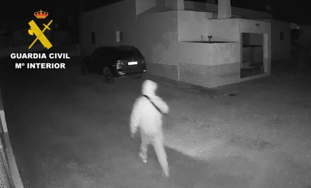 Imagen captada por las cámaras de seguridad