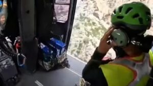 Rescatada en helic&oacute;ptero una barranquista herida en el Entreforc