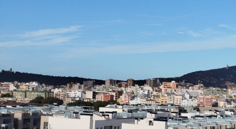 Vista de Palma con la Catedral y Na Burguesa al fondo