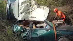 Un aparatoso accidente en Ibiza se salda con una joven muerta y tres en estado cr&iacute;tico