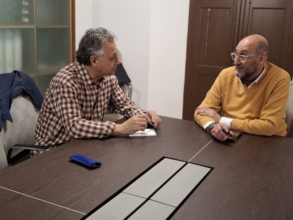 josep miro 13 Durante la entrevista con Josep Miró