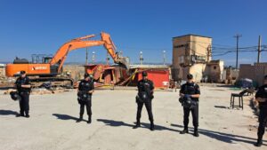 Polic&iacute;a Local en Son Banya.