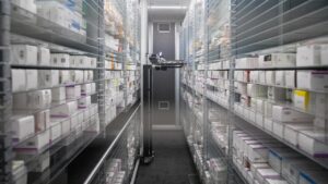 Robot de dispensaci&oacute;n de medicamentos de Son Espases.