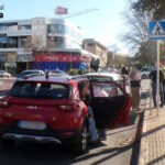 Coche involucrado en accidente