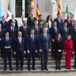 Foto de familia de la XXVII Conferencia de Presidentes, en el Palacio de la Magdalena, a 13 de diciembre de 2024,