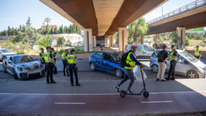 Control Policia Local de Palma Patinetes y transporte