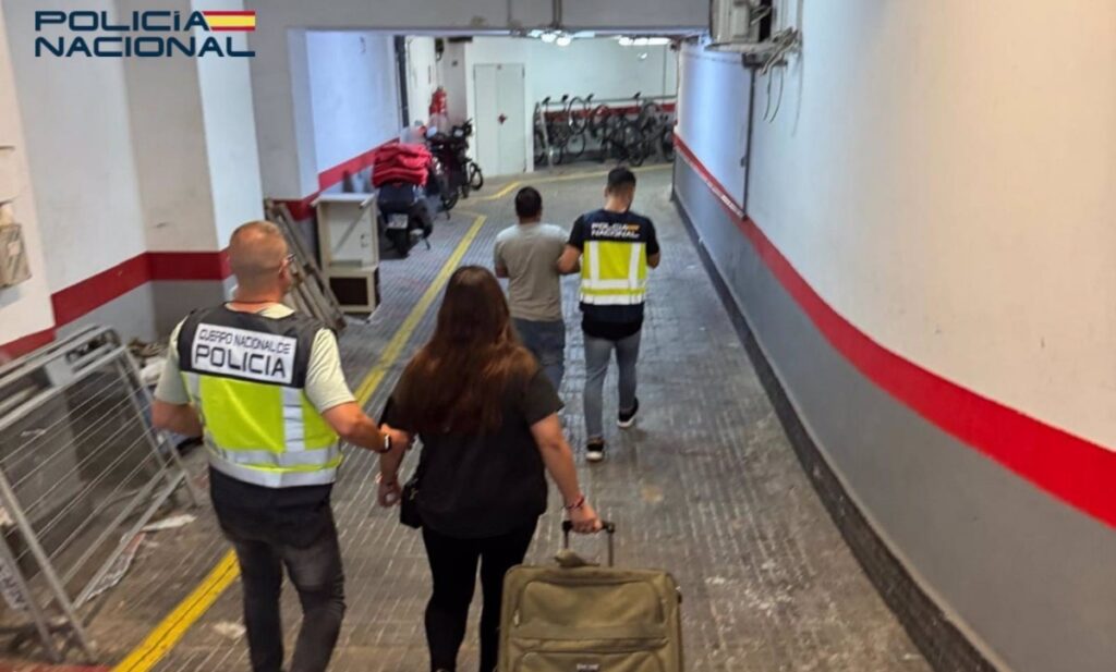 Los arrestados en comisaría