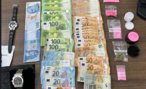 Dinero, drogas y relojes