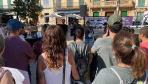 Protesta contra granja en Llucmajor