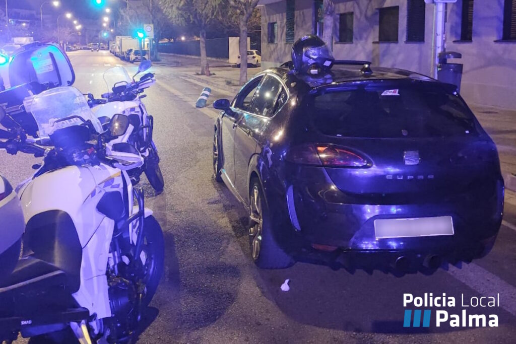 Coche del detenido