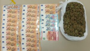 Pillado con 340 gramos de marihuana en Son Servera.