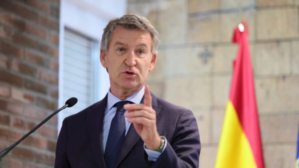Feijóo acusa a Sánchez de “alimentar al separatismo” y le reprocha gobernar “solo con mordidas y audios”