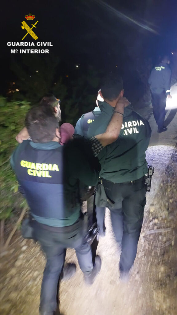 La Guardia Civil rescata a un anciano desaparecido.