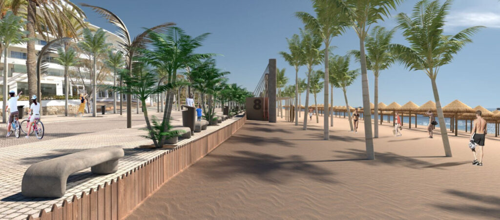 Palma Beach presenta su proyecto para revitalizar el nuevo paseo de la Playa de Palma.