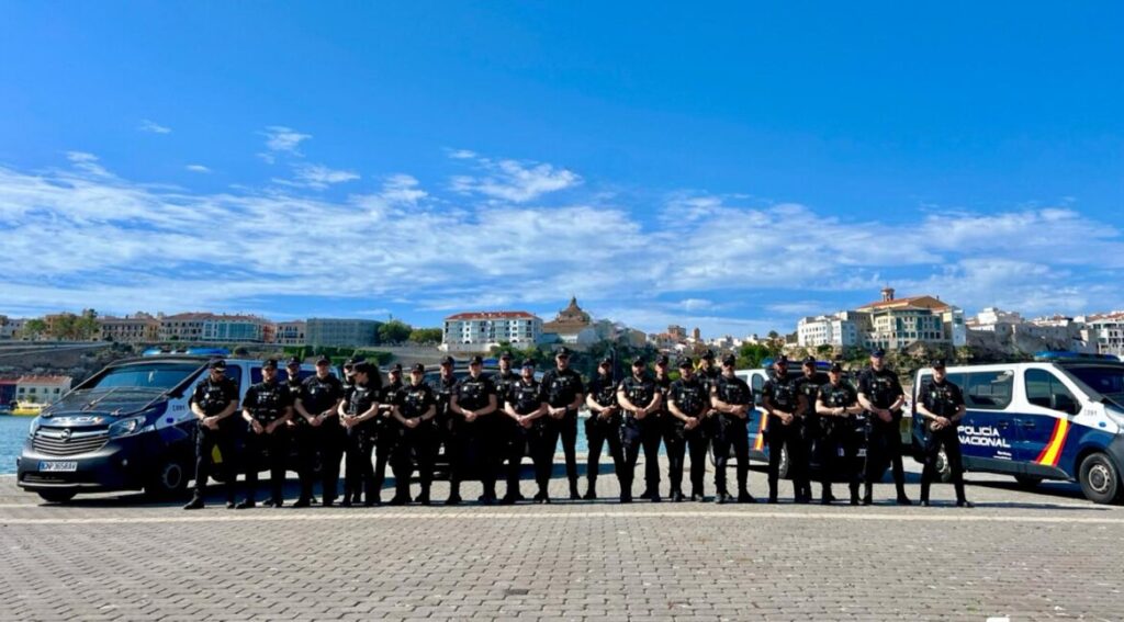 La Policía Nacional adelanta el refuerzo de efectivos en Baleares de cara al verano
