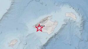 Terremoto en la bah&iacute;a de Palma.