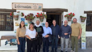 La pareja TwoAreHere, homenajeada en la Alpujarra.