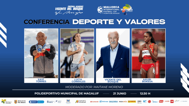 Vicente del Bosque reúne en Magaluf a referentes del deporte para hablar de valores e inclusión
