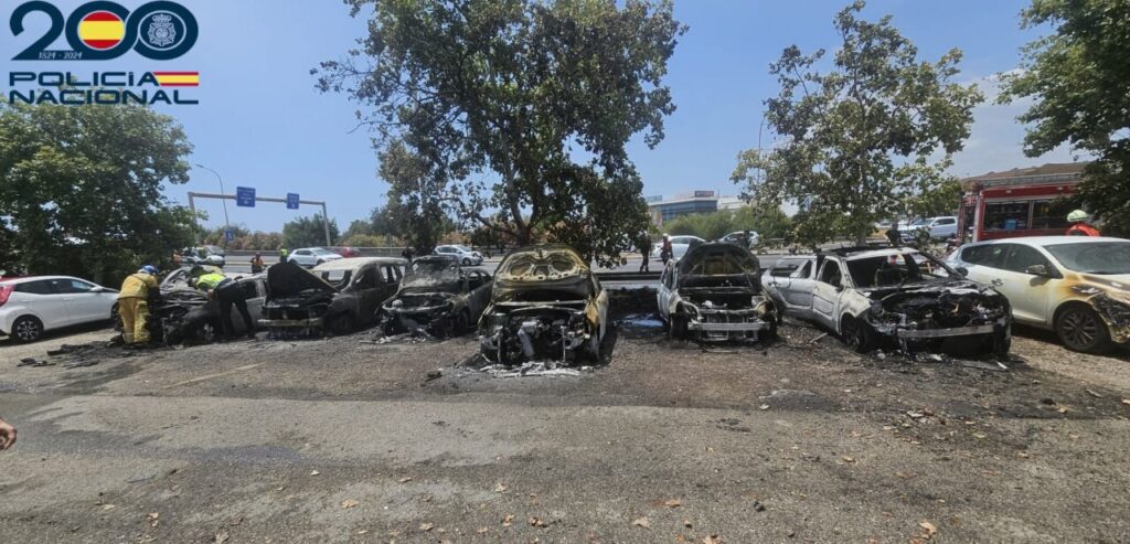 Incendio de vehículos